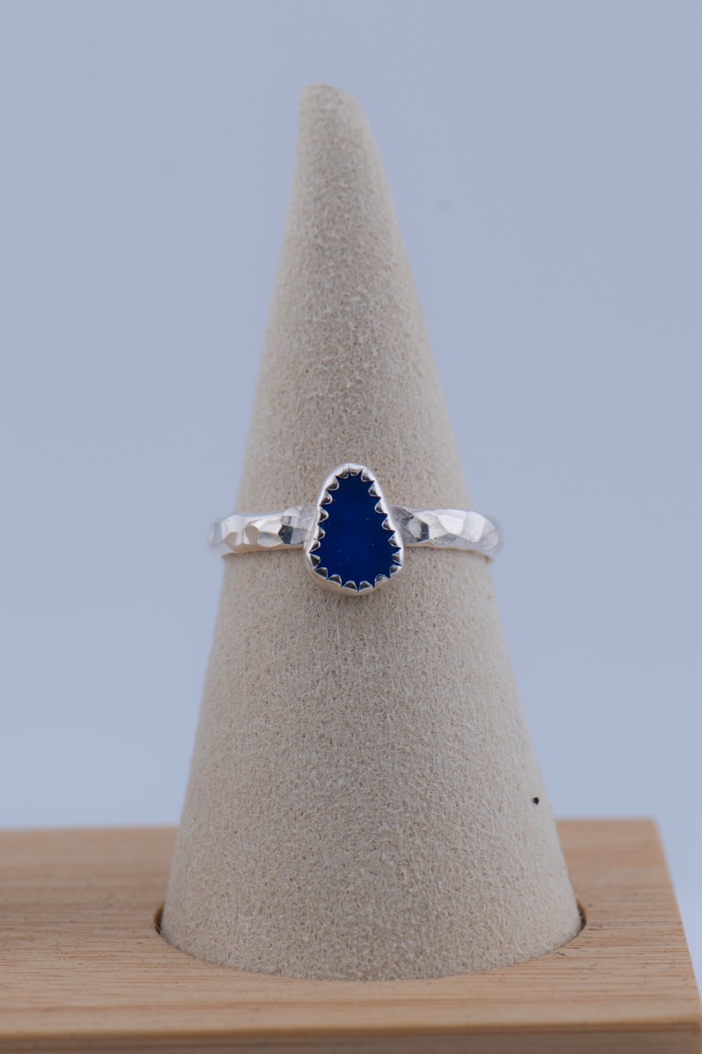 Sea Glass Ring – Sterling Silver