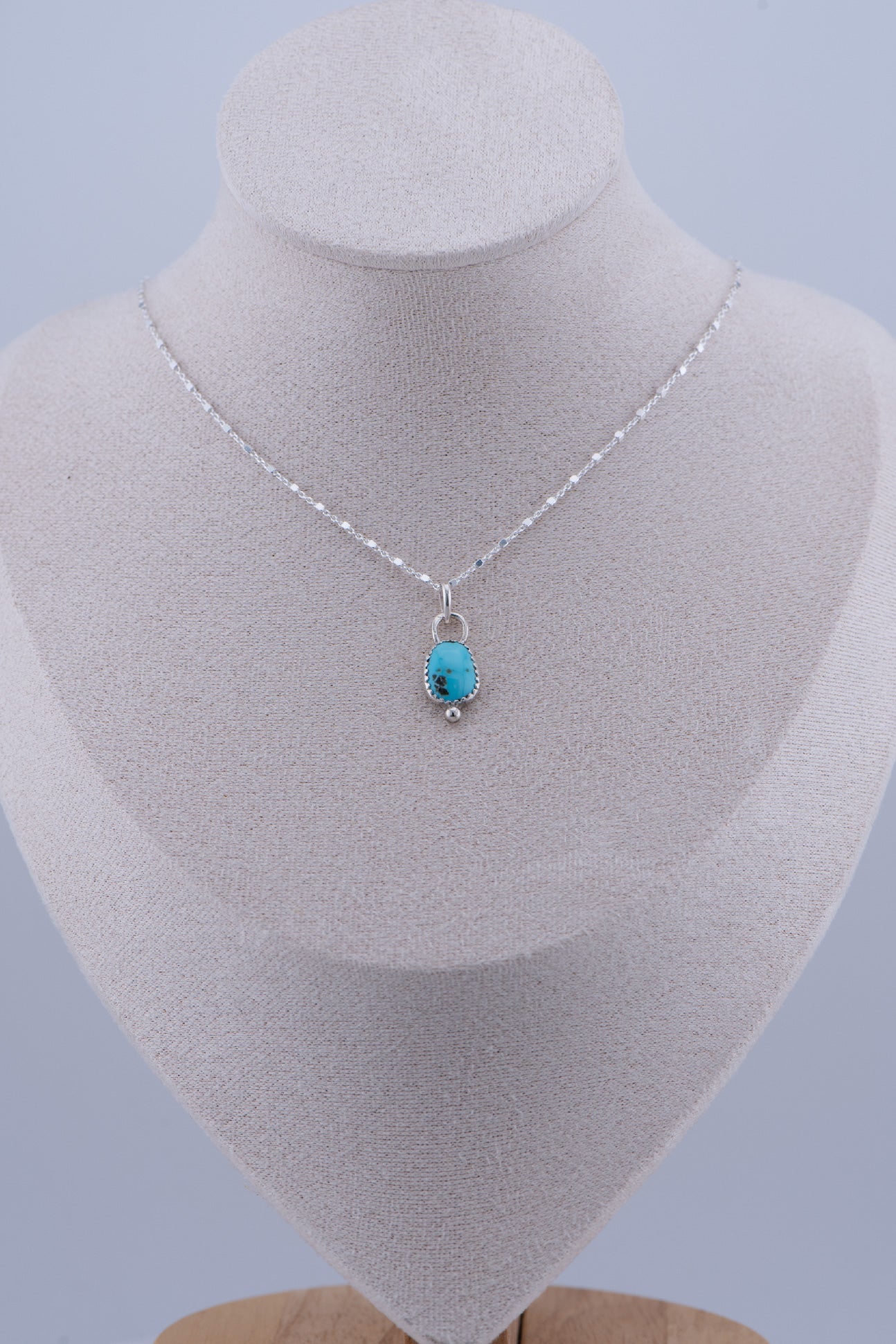 Golden Hills Turquoise Pendant Necklace