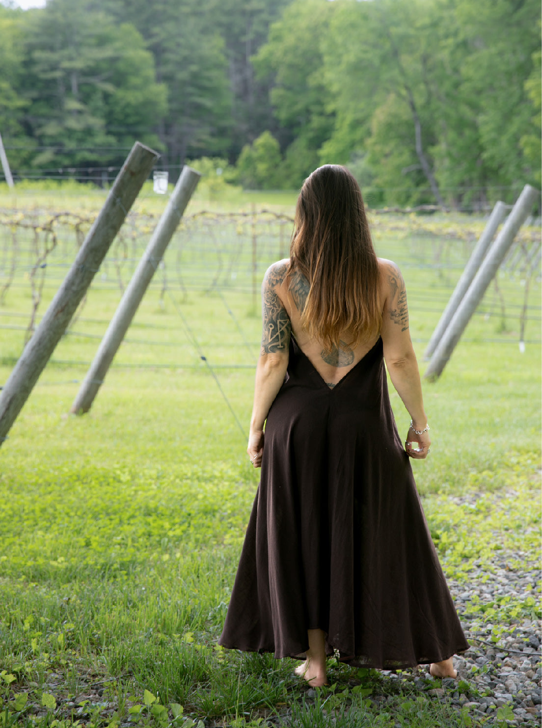 Low Back Cotton Dress