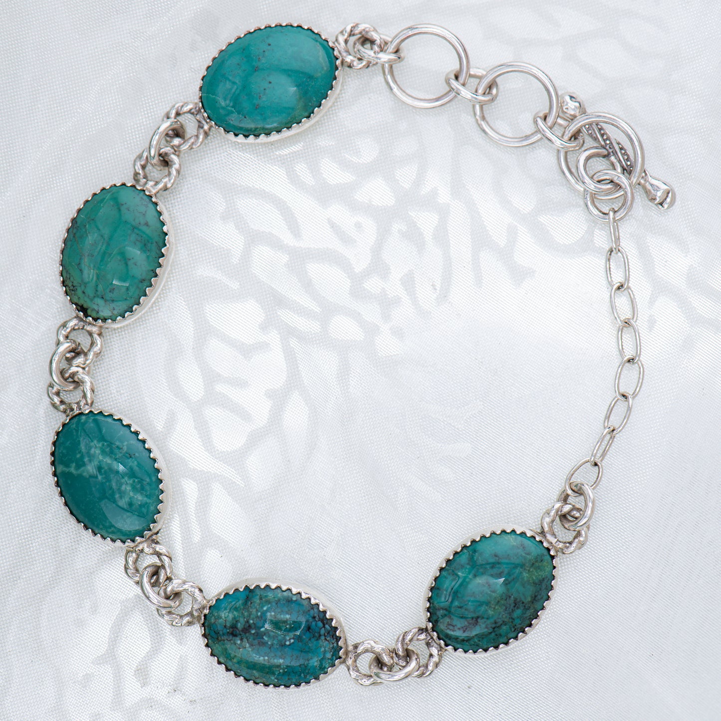 Sterling Silver Turquoise Bracelet