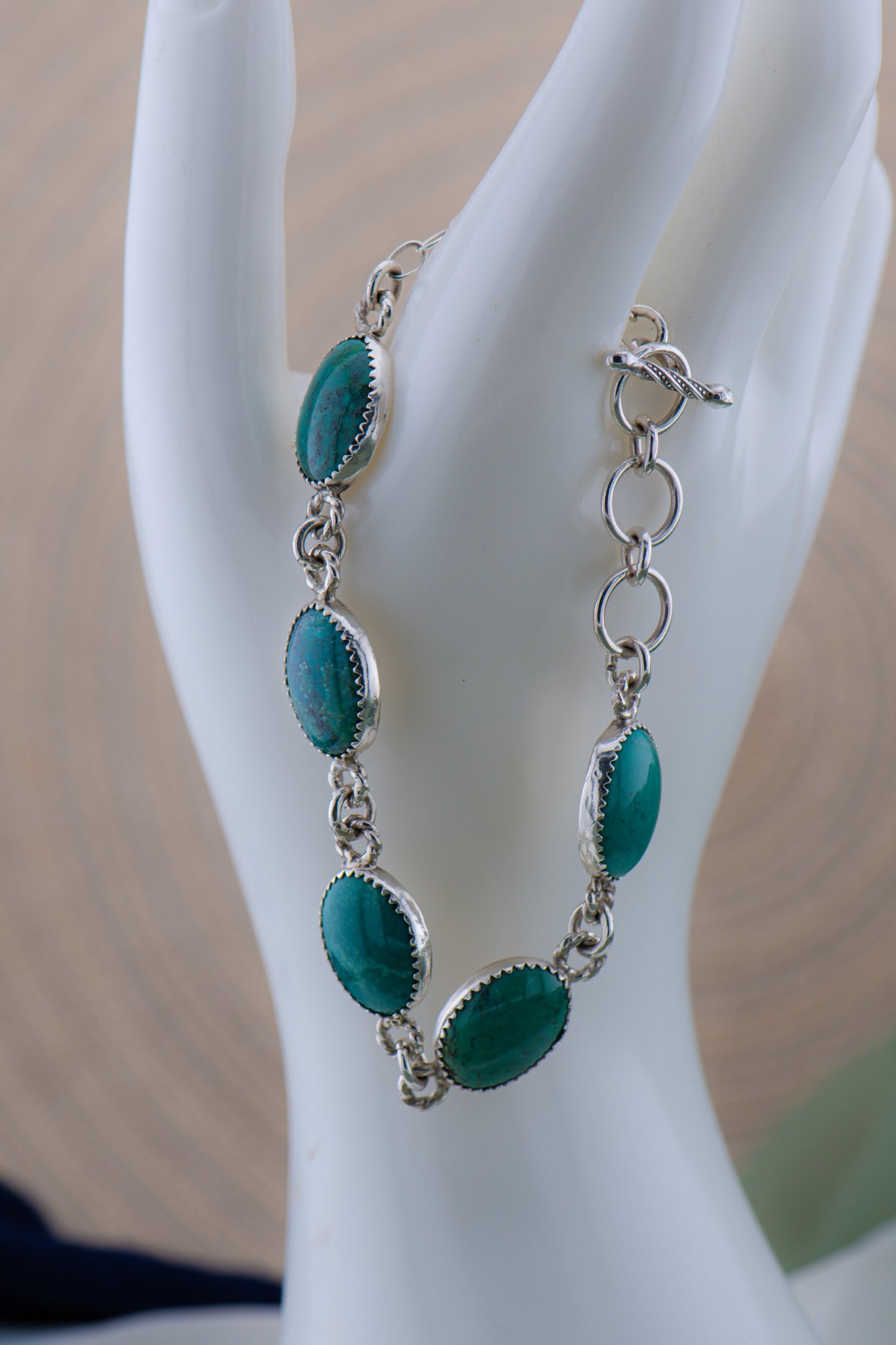 Sterling Silver Turquoise Bracelet
