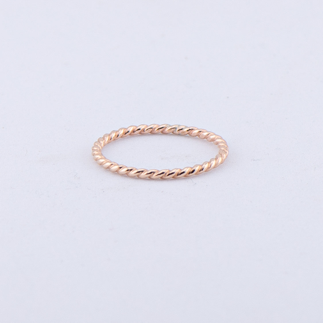 Gold-Filled Twisted Ring Band