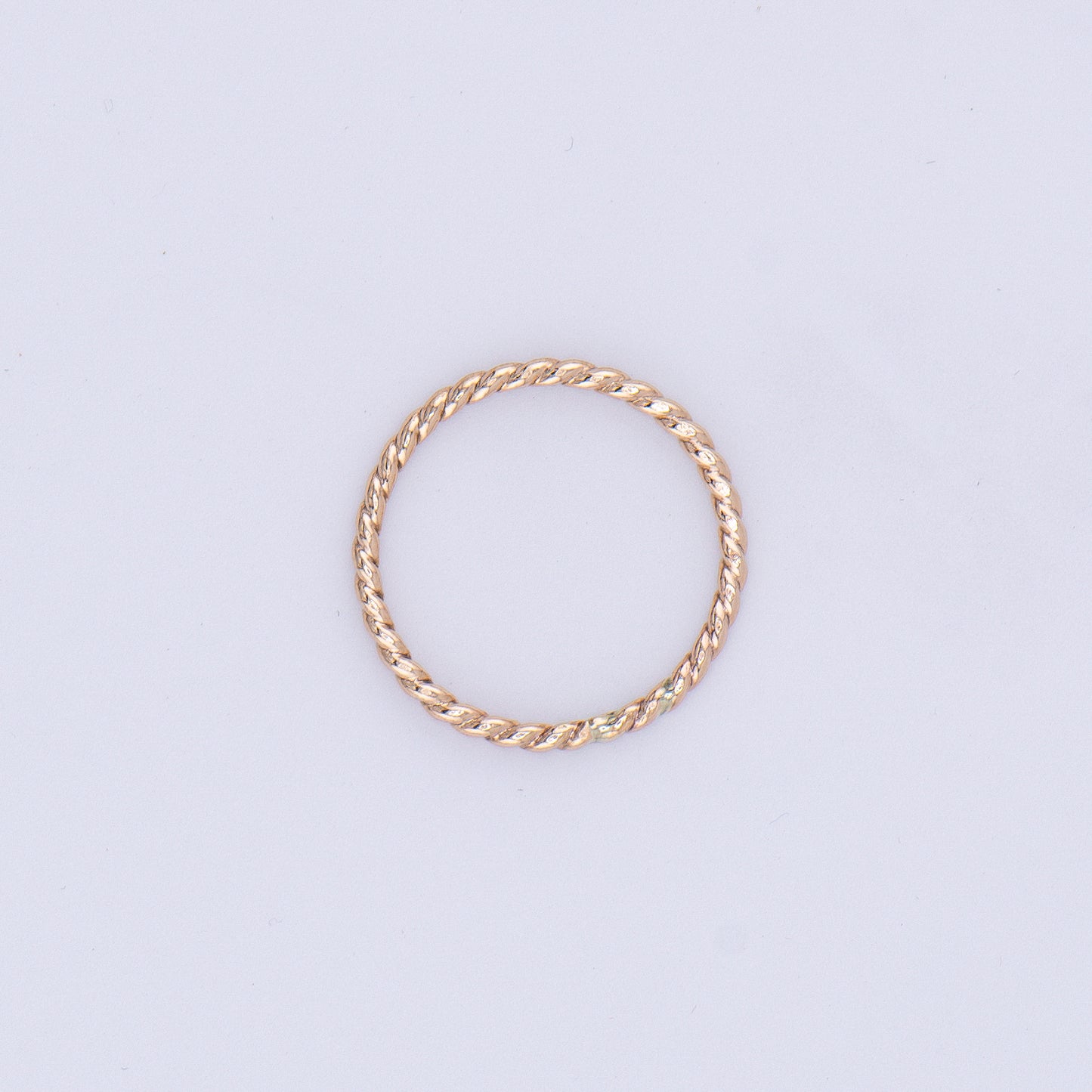 Gold-Filled Twisted Ring Band