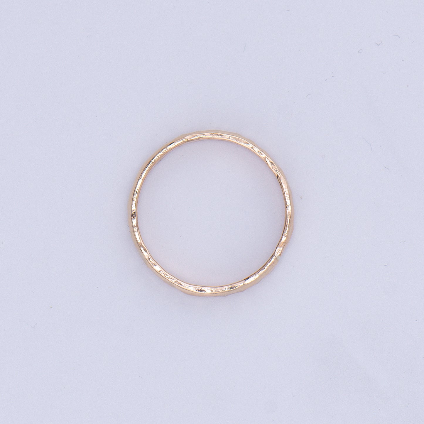 Gold Fill Hammered Ring Band