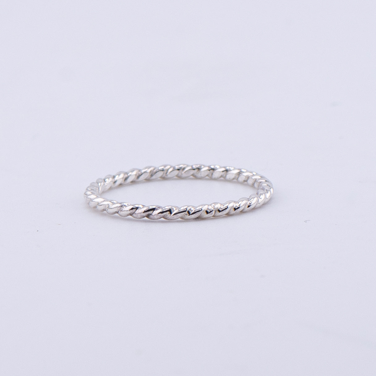 Sterling Silver Twisted Ring Band