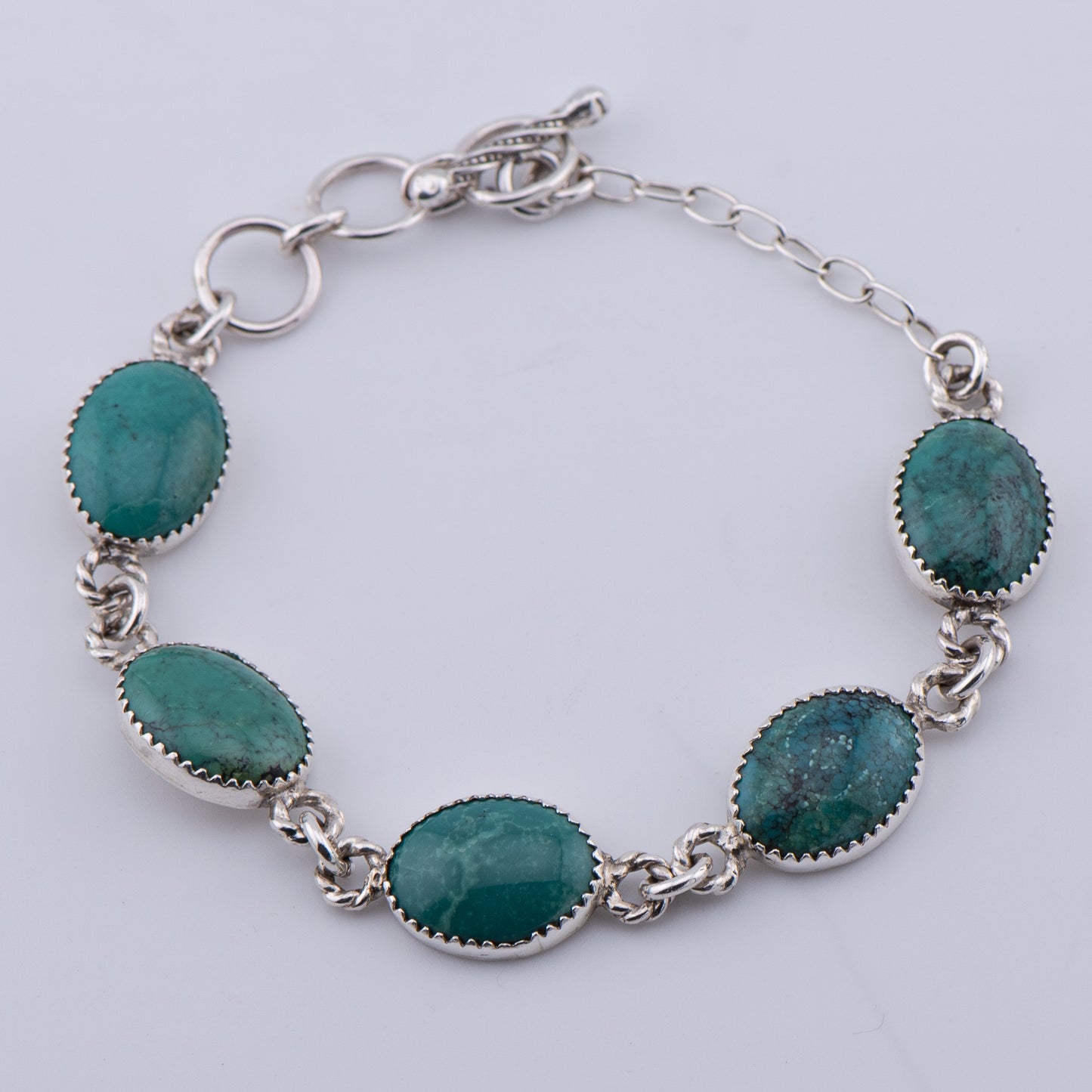 Sterling Silver Turquoise Bracelet