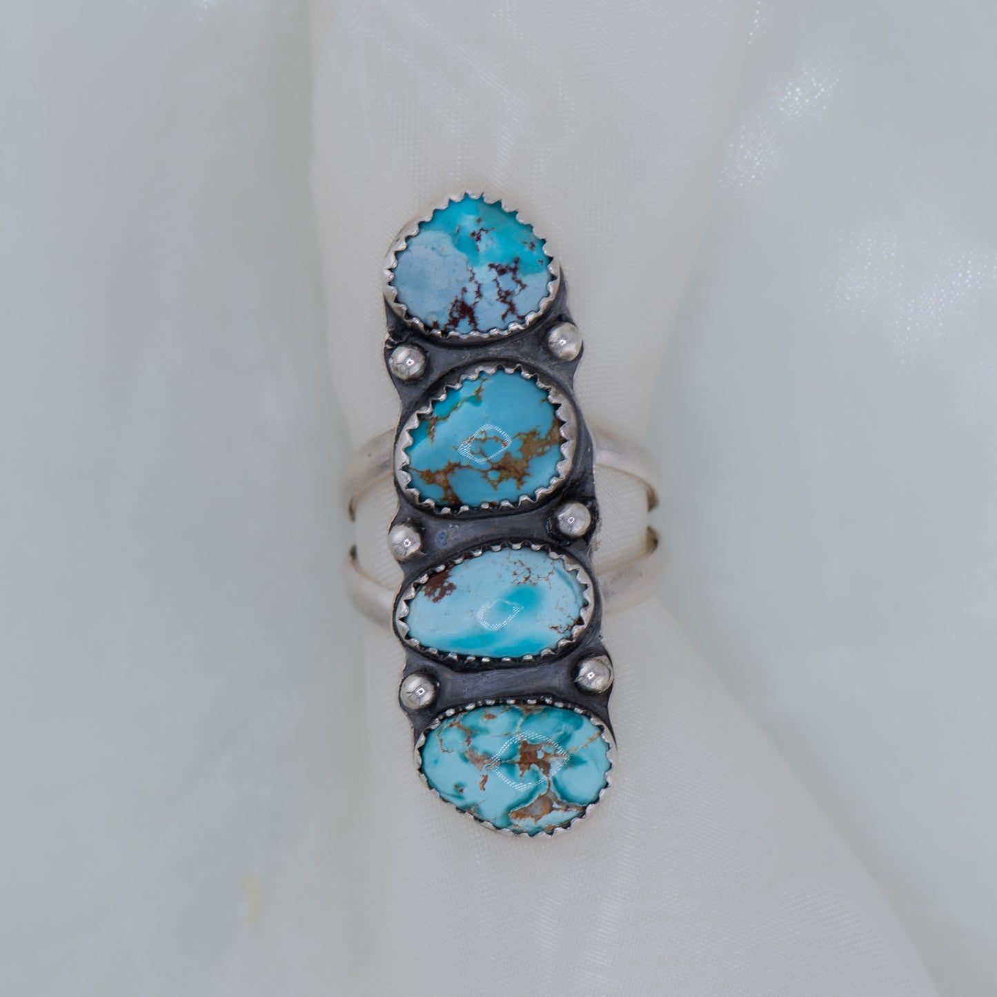 Golden Hills Turquoise Statement Ring