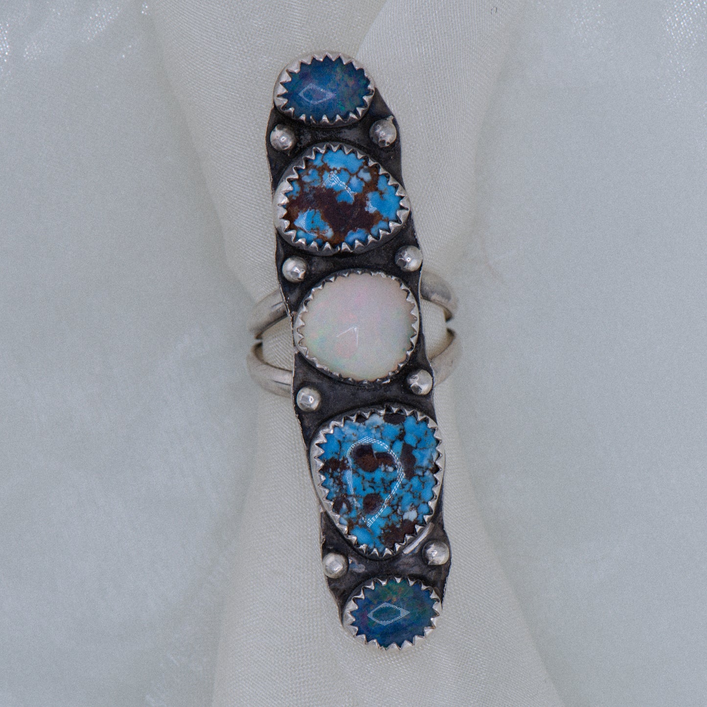 Golden Hills Turquoise & Opal Statement Ring