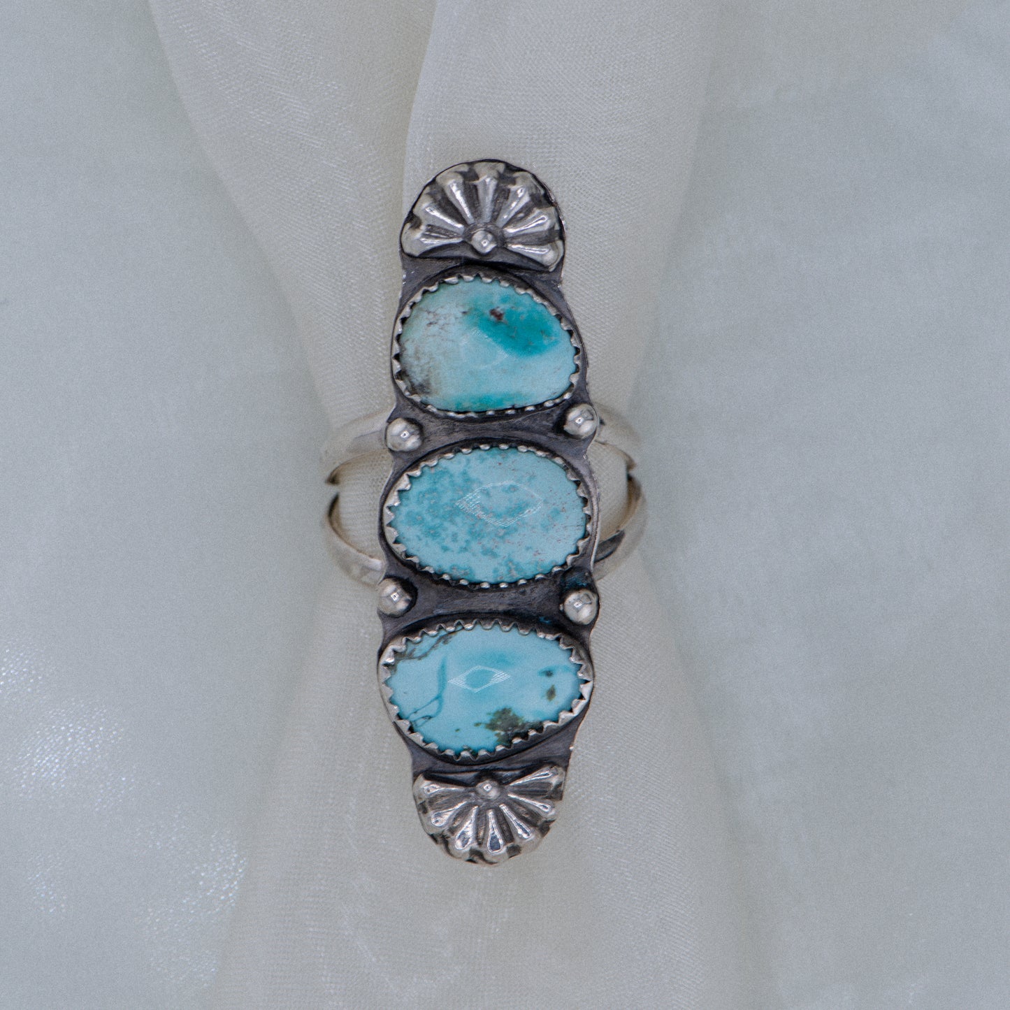 Golden Hills Turquoise Statement Ring