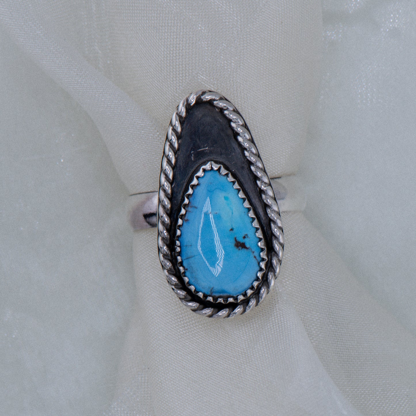 Golden Hills Turquoise Statement Ring