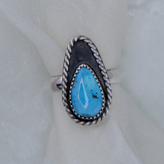 Golden Hills Turquoise Statement Ring