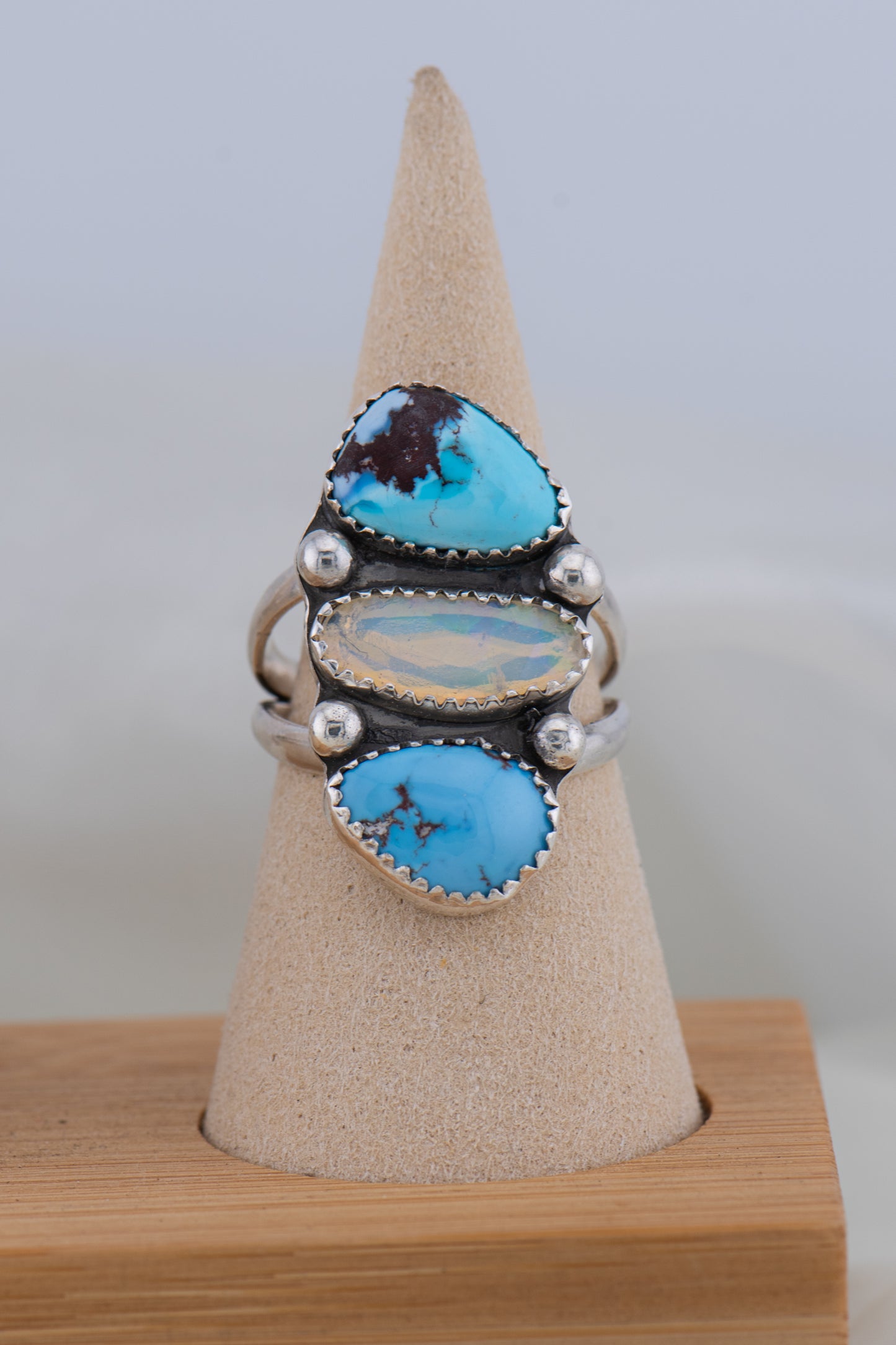 Golden Hills Turquoise & Opal Statement Ring