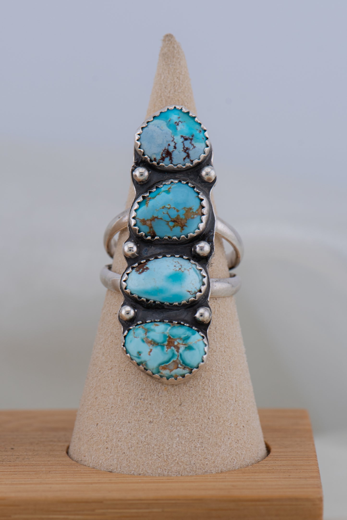 Golden Hills Turquoise Statement Ring