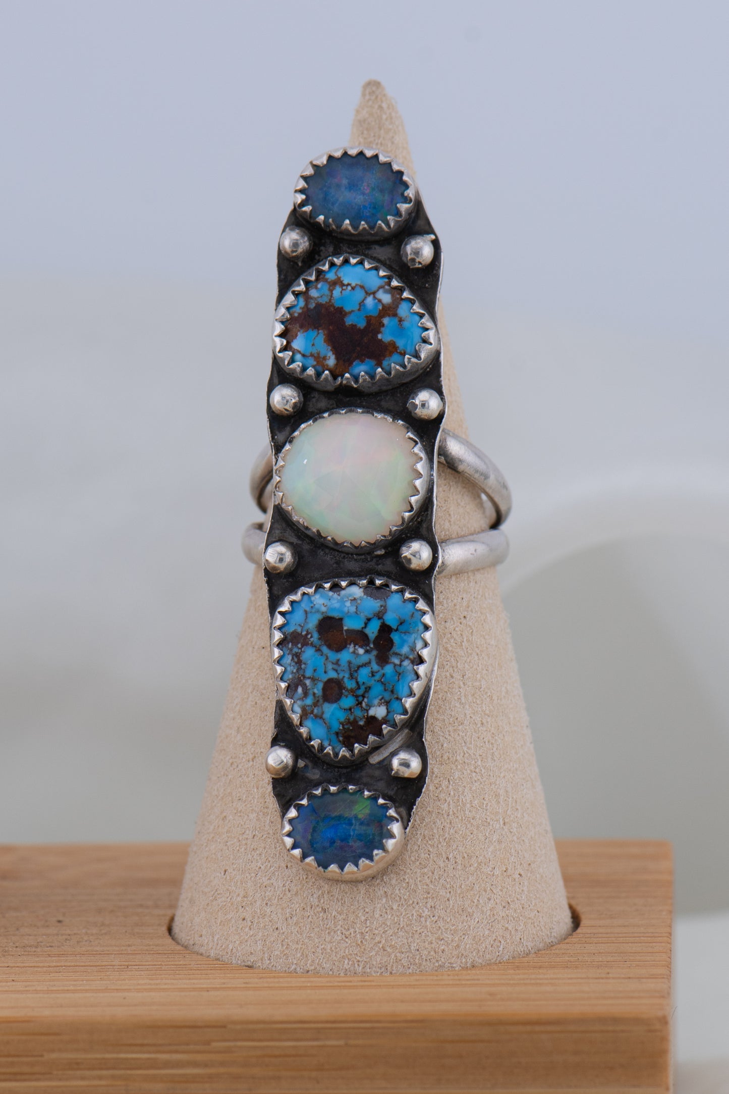 Golden Hills Turquoise & Opal Statement Ring