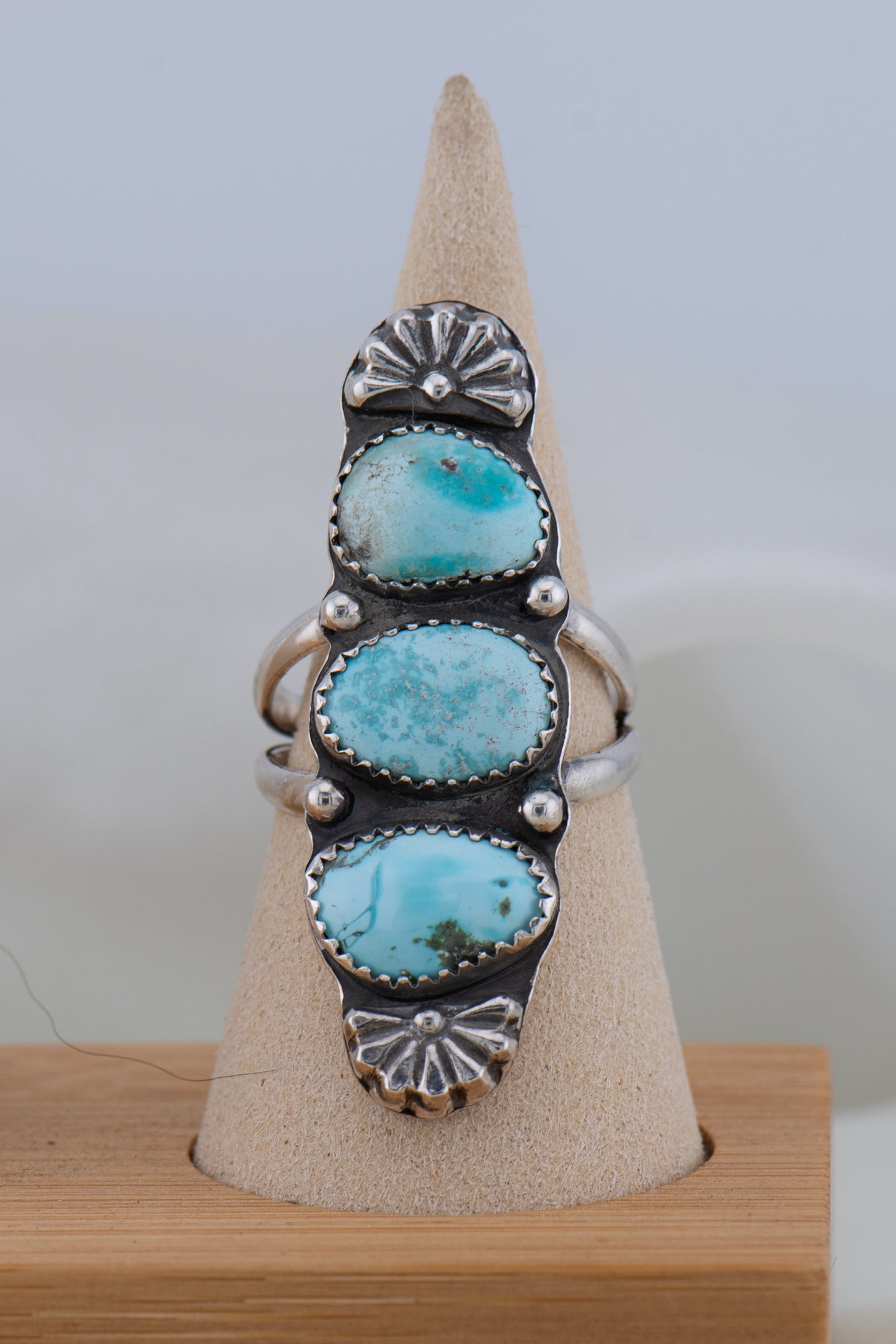 Golden Hills Turquoise Statement Ring