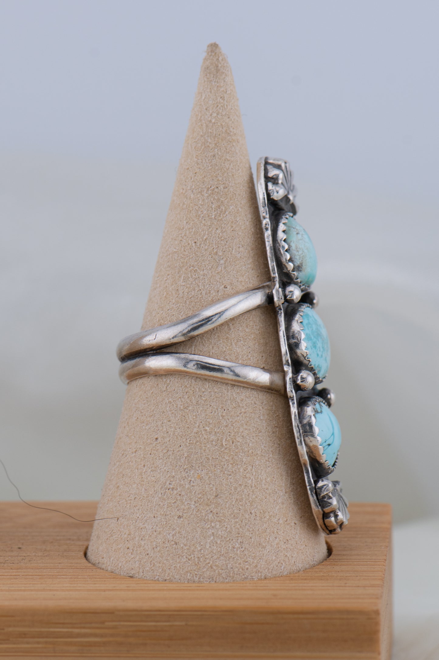 Golden Hills Turquoise Statement Ring