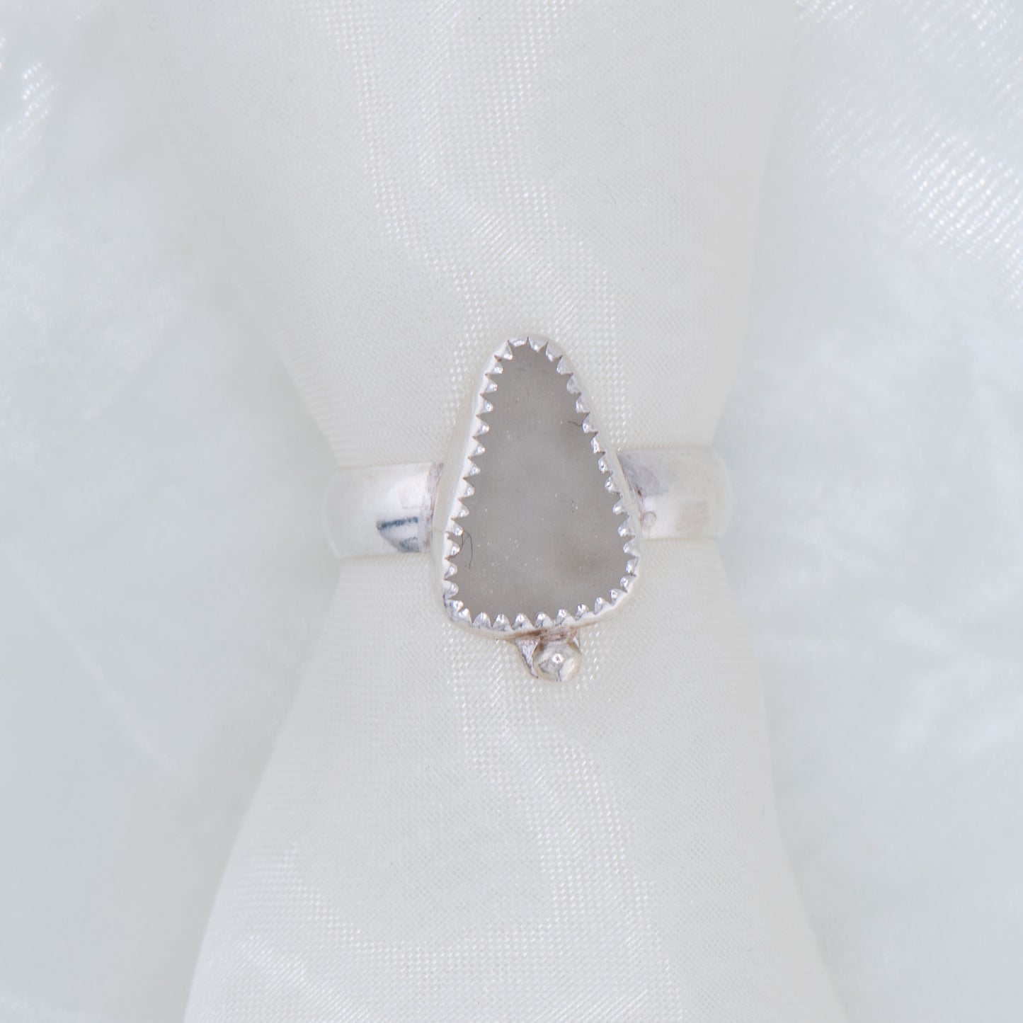 Sea Glass Ring – Sterling Silver
