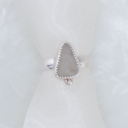 Sea Glass Ring – Sterling Silver