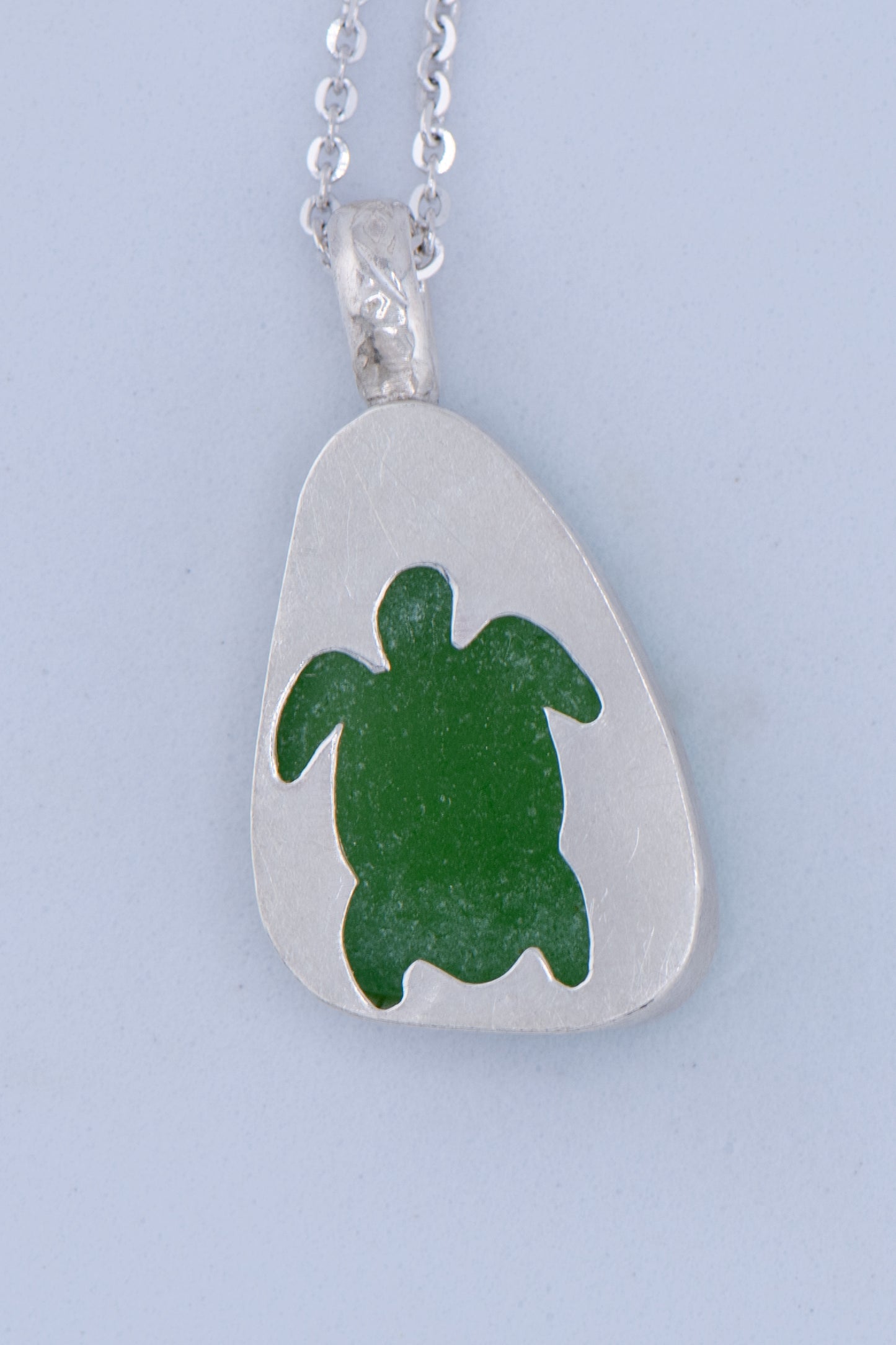 Sea Glass Necklace – Sterling Silver