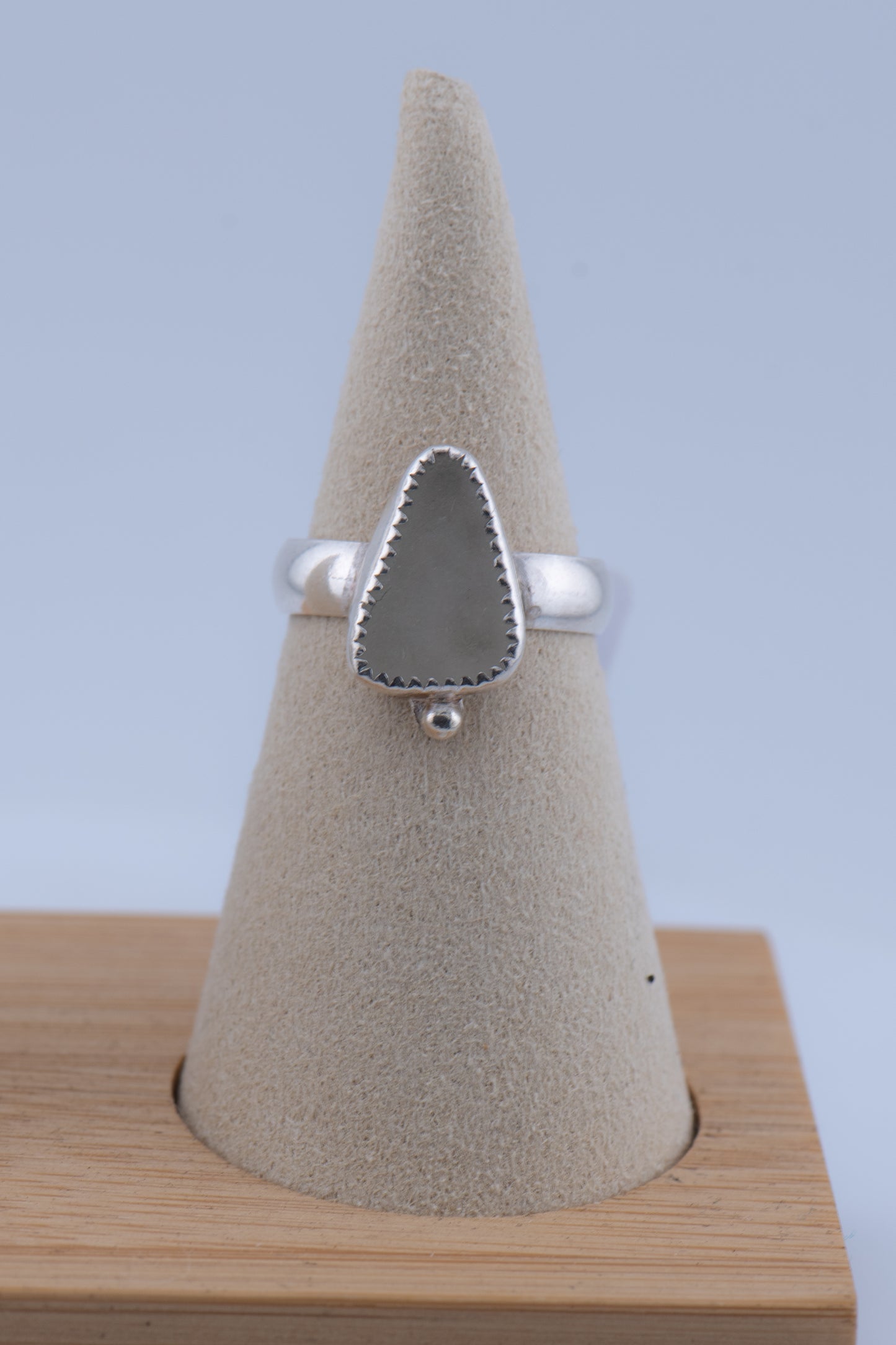 Sea Glass Ring – Sterling Silver