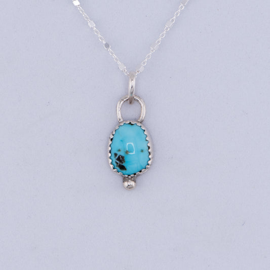 Golden Hills Turquoise Pendant Necklace